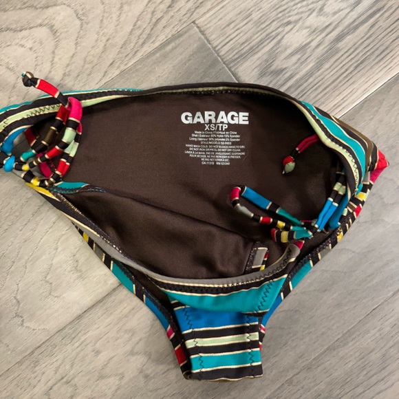 Cute rainbow, bikini set with gold trim - Picture 4 of 4